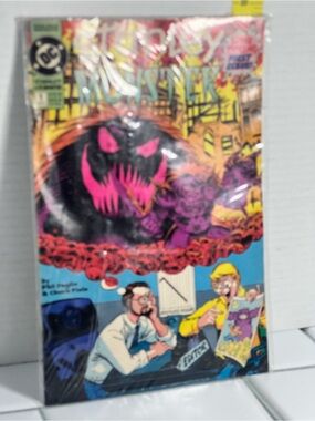 DC Stanley and His Monster Comic Book — Pink, Black & Yellow Cover